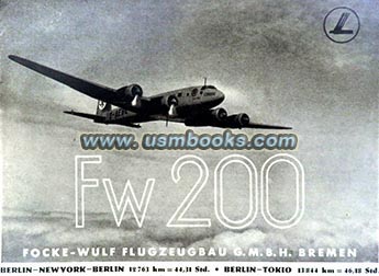 Fw 200 Werbung, Focke-Wulf Flugzeugbau