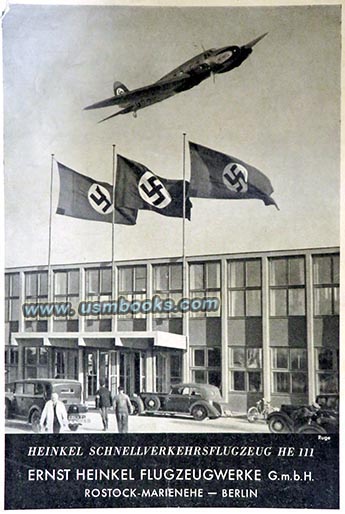 Ernst Heinkel Nazi airplane advertising
