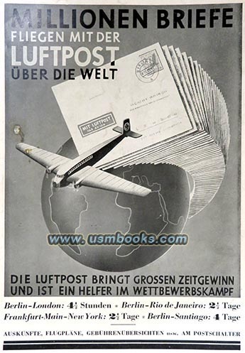 Third Reich airmail, 3. Reich Luftpost