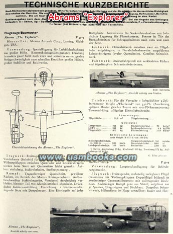 THird Reich technical aviation information 