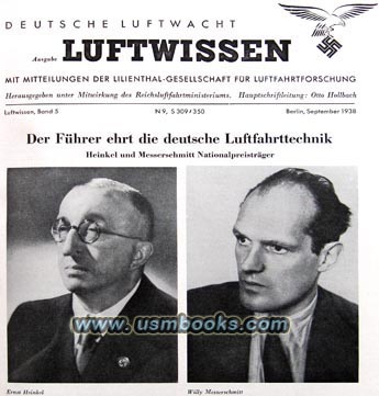 the Führer honors Dr. Ernst Heinkel and Professor Willi Messerschmitt
