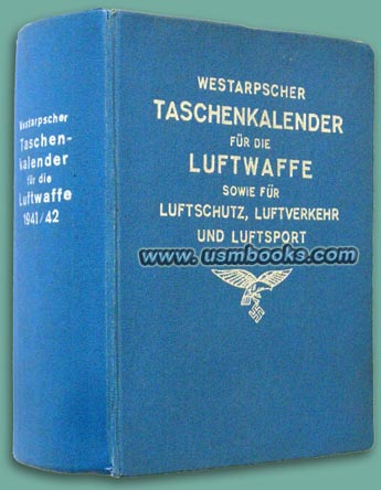 Westarpscher Taschenkalender für die Luftwaffe sowie für Luftschutz, Luftverkehr und Luftsport