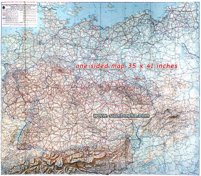 1939 color map Nazi Germany