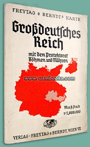 1939 Das Grossdeutsche Reich Karte