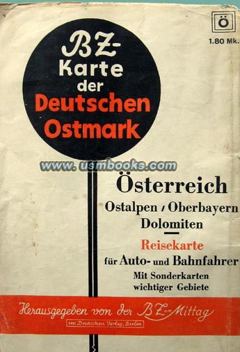 BZ-Karte der deutschen Ostmark