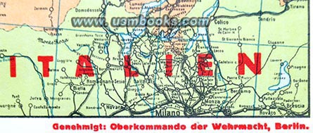 Oberkommando der Wehrmacht map 1940