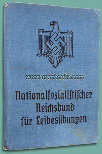 Nationalsozialistischer Reichsbund für Leibesübungen Ausweis 1939