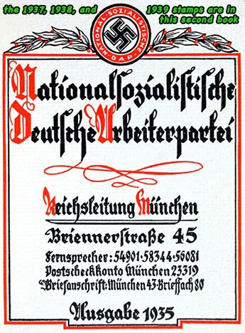 Ausgabe 1935 Nazi Party Membership ID