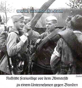 Russian volunteers helping the German Army in WW2