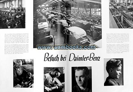 visiting the Daimler-Benz factory