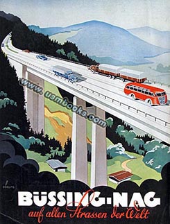Reichsautobahn in Bussing-NAG advertising 1937 