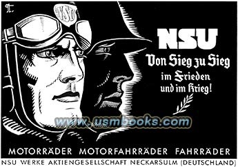 NSU motorcycle advertising