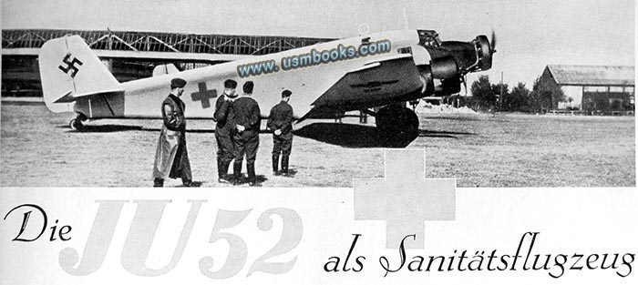 JU52 medical airplane