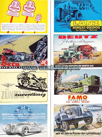 1944 Motor Schau color advertising