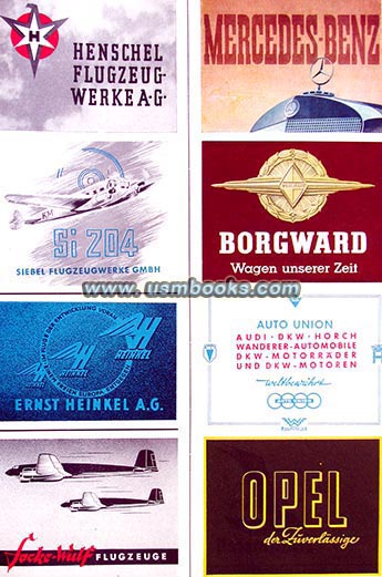 Nazi military  manufacturers advertising