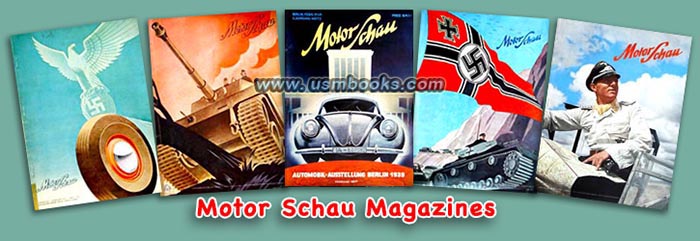 Nazi era Motor Schau magazines