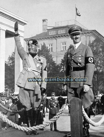 Benito Mussolini and Adolf Hitler in Munich