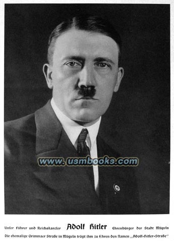 Ehrenbürger or Honorary Citizen Adolf Hitler