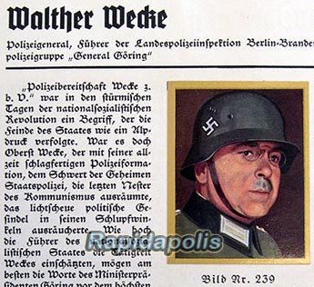 Nazi Police General Wecke