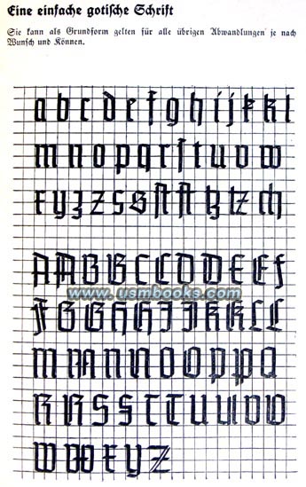 Gothic font