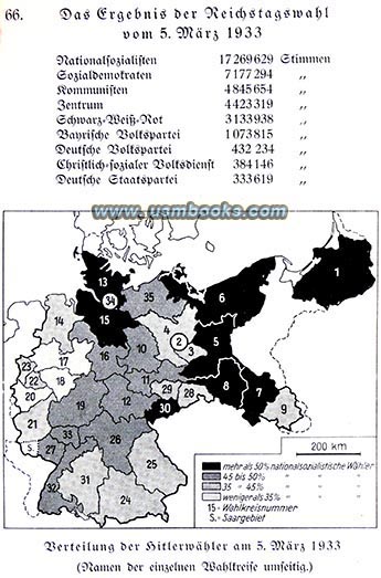 March 1933 election results Nazi Germany