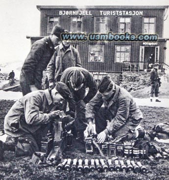 Nazi paratroopers and their ammunition