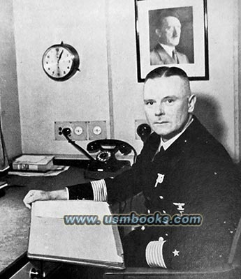 Kriegsmarine Captain Friedrich Bonte, Adolf Hitler