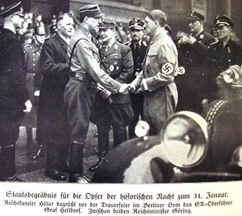 Goering, Hitler, Graf Helldorf