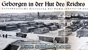 barracks for Heimkehrer, returning ethnic Germans in Poland