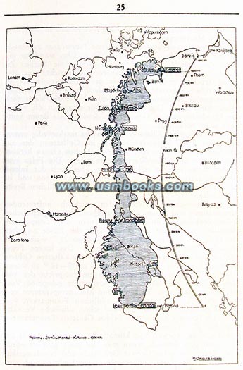 1941 map of Norway