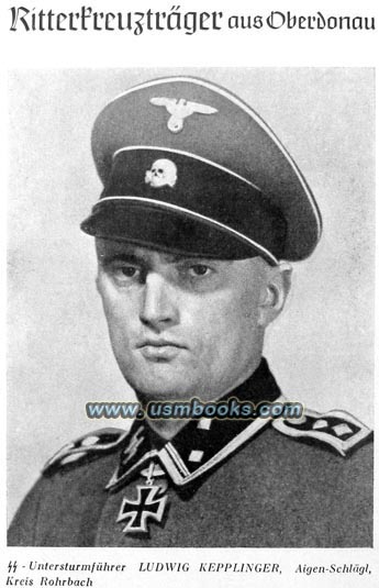 Ritterkreuzträger SS-Untersturmführer Ludwig Kepplinger