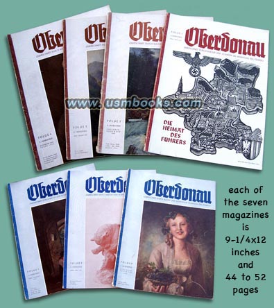 Nazi magazine Oberdonau, a publication of Nazi Gauleiter and Reichsstatthalter August Eigruber in Linz 