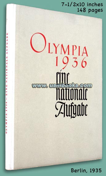 OLYMPIA 36 eine nationale Aufgabe (Olympia 1936 - A National Mission) 