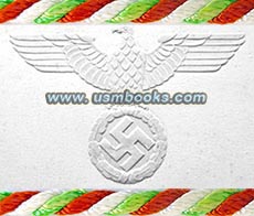 Nazi eagle and swastika emboss