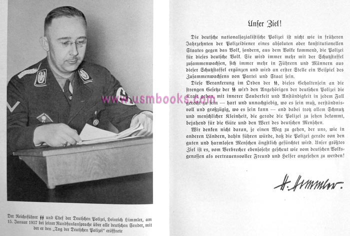 Reichsfuhrer-SS Heinrich Himmler, our goal