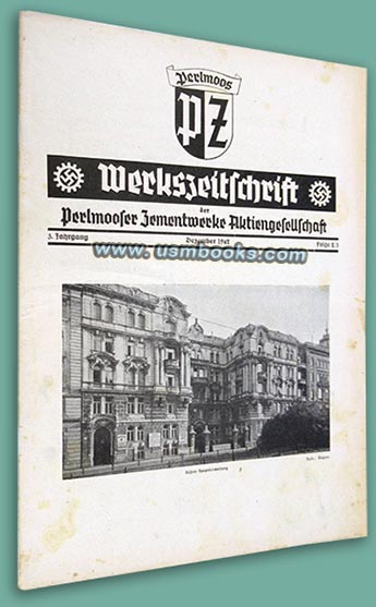 Werkzeitschrift Perlmooser Zementwerke December 1942