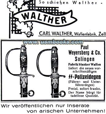 Paul Weyersberg Solingen SS-Polizeidegen