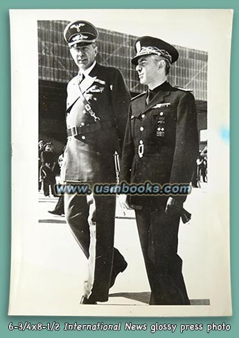 Fascist diplomats Serrano Suner and Eberhard von Stohrer, German Ambassador in Spain
