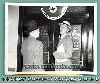 Swastika sign German Consul General in New York