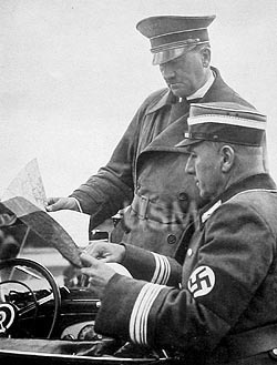 Dr. Fritz Todt with Adolf Hitler