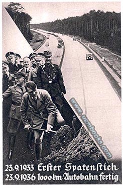 Reichautobahn Erinnerungsplakette, 1941