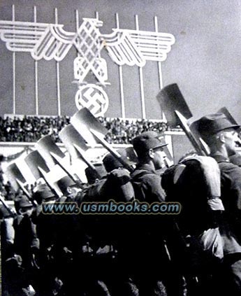 RAD parade Nazi Party Days Nuremberg