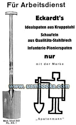 Eckardt's Idealspaten aus Kruppstahl