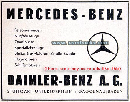 1934 Mercedes-Benz advertising