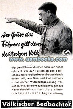 Nazi Party newspaper Völkischer Beobachter
