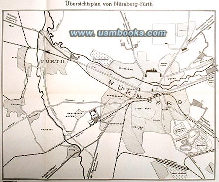 1934 Reichsparteitag map
