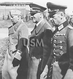 Hitler with Mussolini
