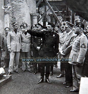 Ciano, Himmler, Hess, Hitler, MUssolini at the Colosseum