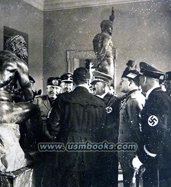Mussolini, Hitler, Himmler, Ciano 1938