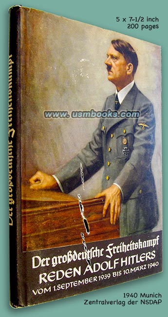Der grossdeutsche Freiheitskampf - Reden Adolf Hitlers